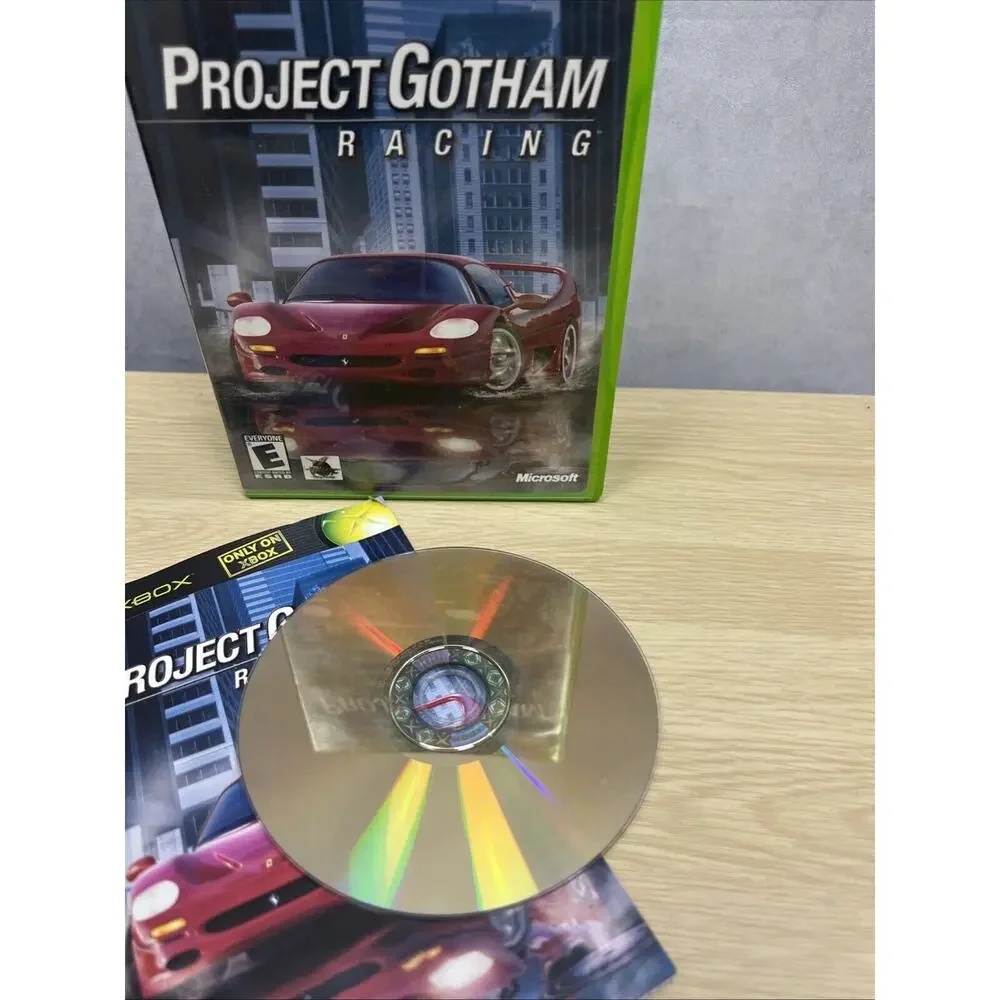 Microsoft Xbox 2001 Project Gotham Racing PGR Game